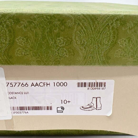 Gucci Horsebit Ankle Boots 757766 Black Leather Mens UK 10.5 US 11 $1790 - NEW - Picture 13 of 13